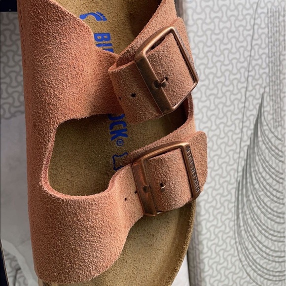 New Birkenstock Arizona Earth Red Suede Leather 38 - Picture 11 of 15
